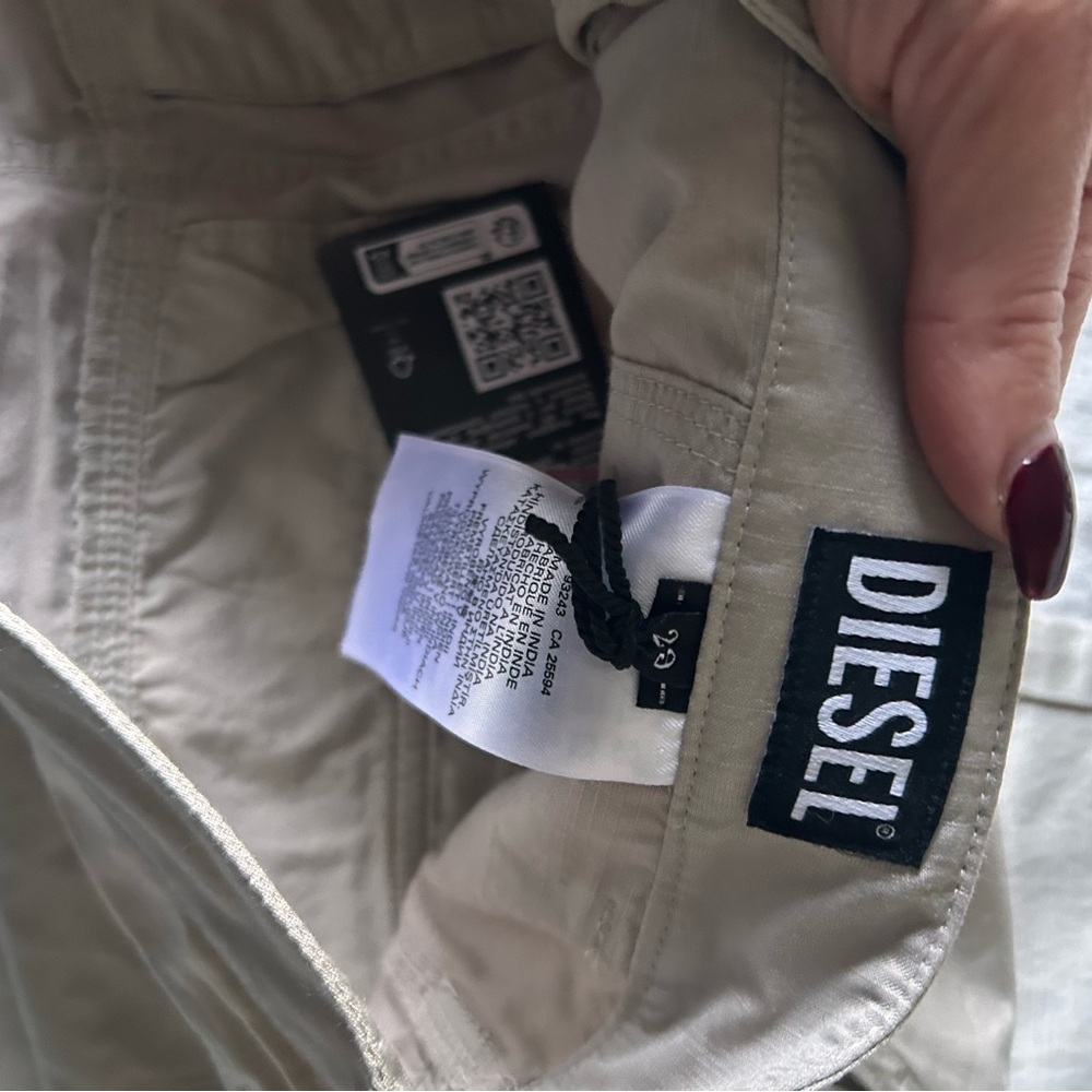 Diesel Black Wide-Leg Cargo Pants - Women's - Picture 6 of 11